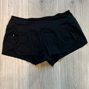 Sleek Black Running Shorts
